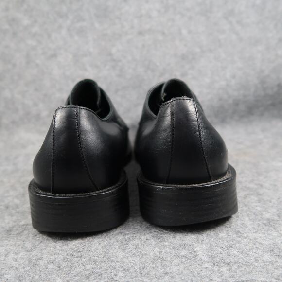 Banana Republic Shoes Mens 9.5 Derby Oxford Black Leather Moc Toe Dress Formal main image 14